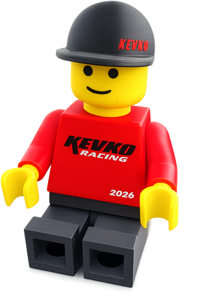 Giant LEGO Race Car Driver – KEVKO