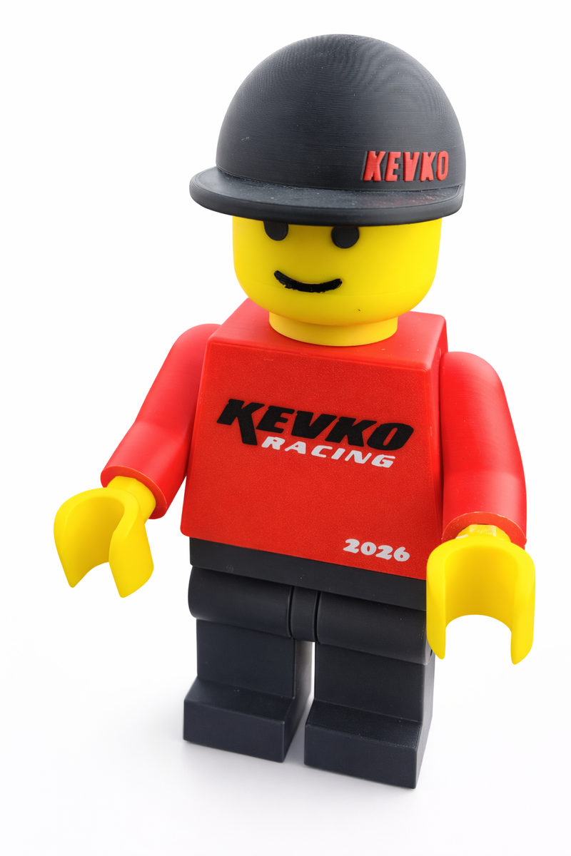 Giant LEGO Race Car Driver – KEVKO