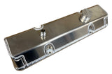 VC208 Left <br>SBC Low-Pro Fabricated Aluminum Valve Cover