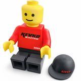 Giant LEGO Race Car Driver